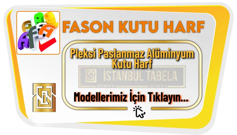 Fason Kutu Harf